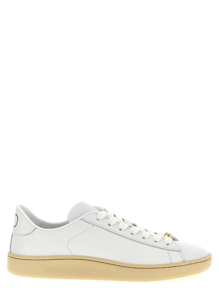 Women’s Valentino Garavani White Calfskin Low Top Sneakers