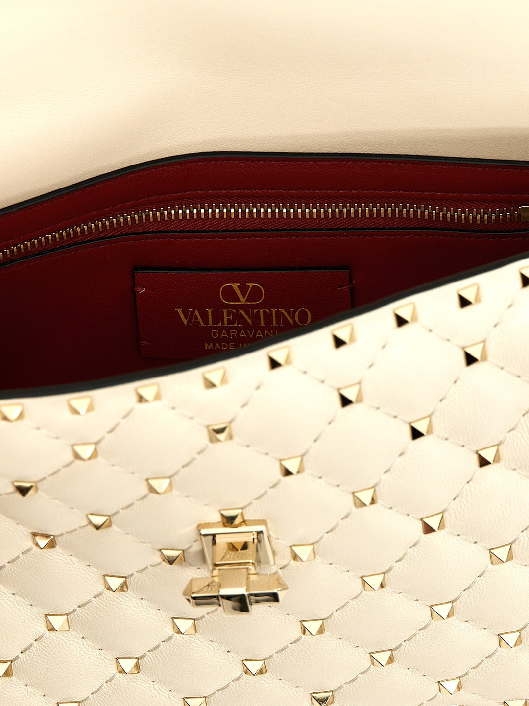 Women’s Valentino Garavani White Lamb Leather Shoulder Bag