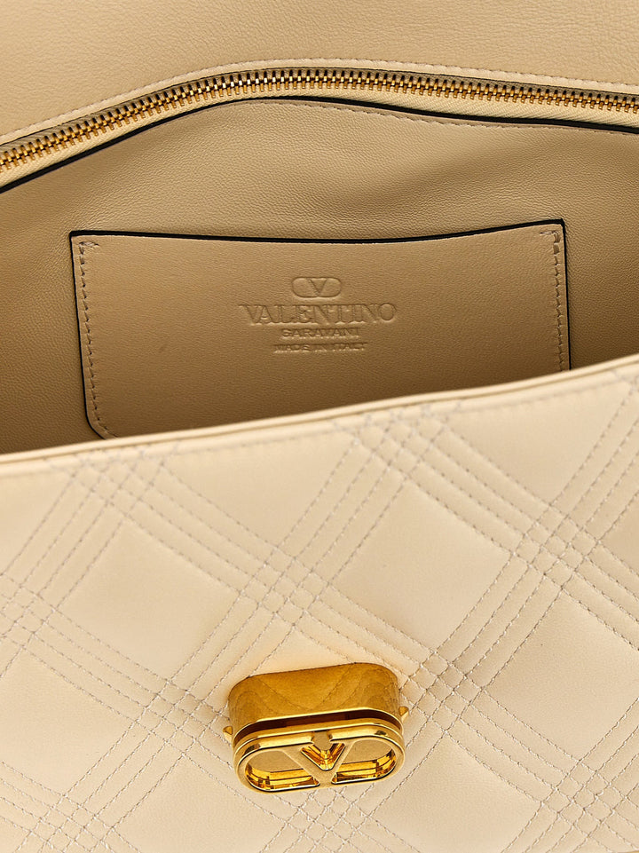 Women’s Valentino Garavani White Lamb Leather Shoulder Bag
