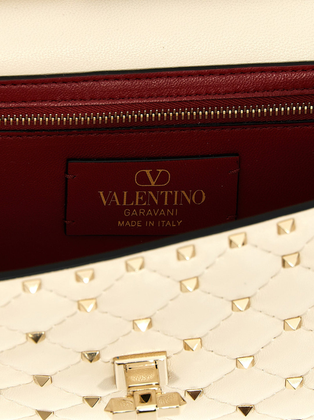Women’s Valentino Garavani White Lamb Leather Shoulder Bag