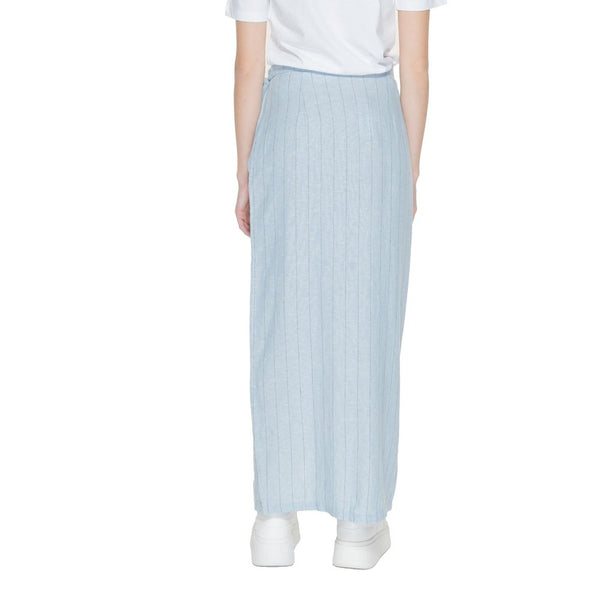 Women’s Vero Moda Blue Linen Long Skirt