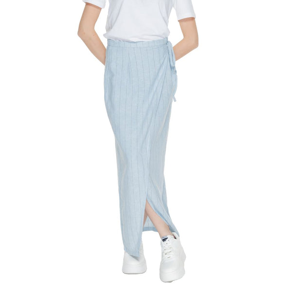 Women’s Vero Moda Blue Linen Long Skirt