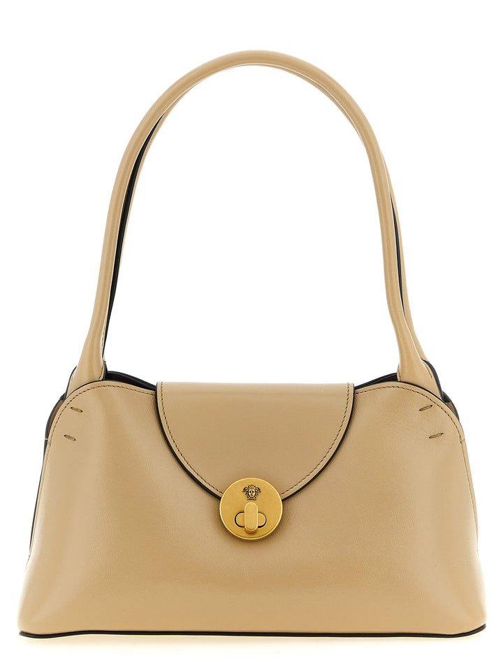 Women’s Versace Beige Calfskin Shoulder Bag