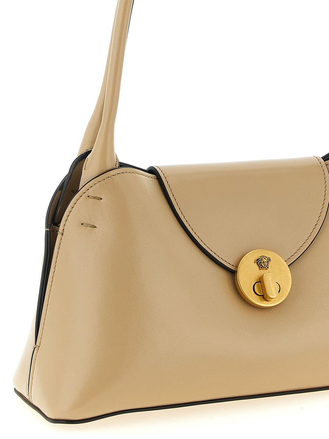 Women’s Versace Beige Calfskin Shoulder Bag