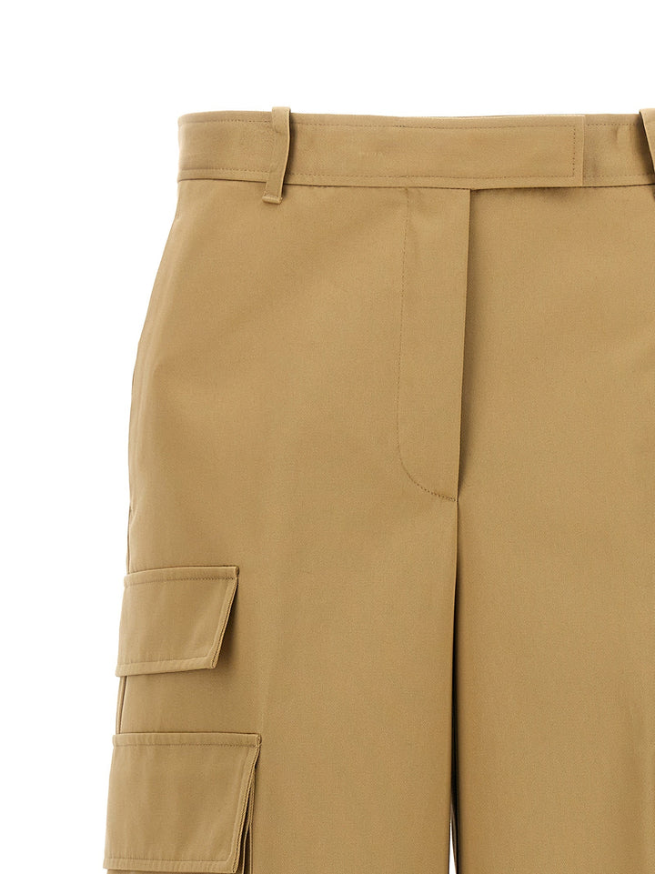 Women’s Versace Beige Cotton Cargo Pants