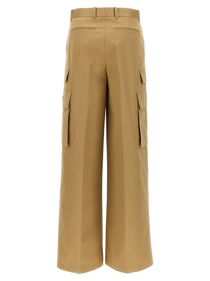 Women’s Versace Beige Cotton Cargo Pants