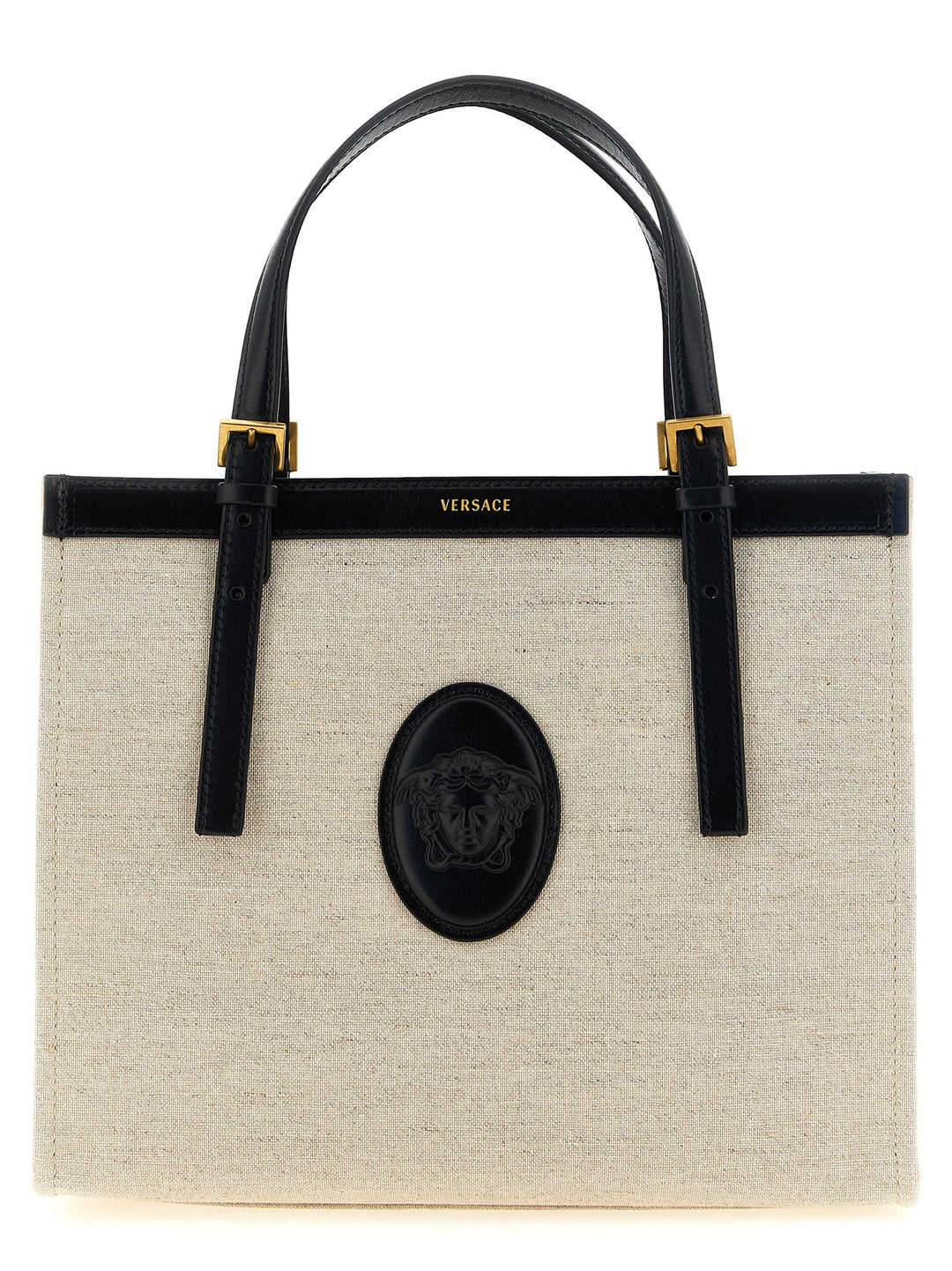 Women’s Versace Beige Leather Tote Bag
