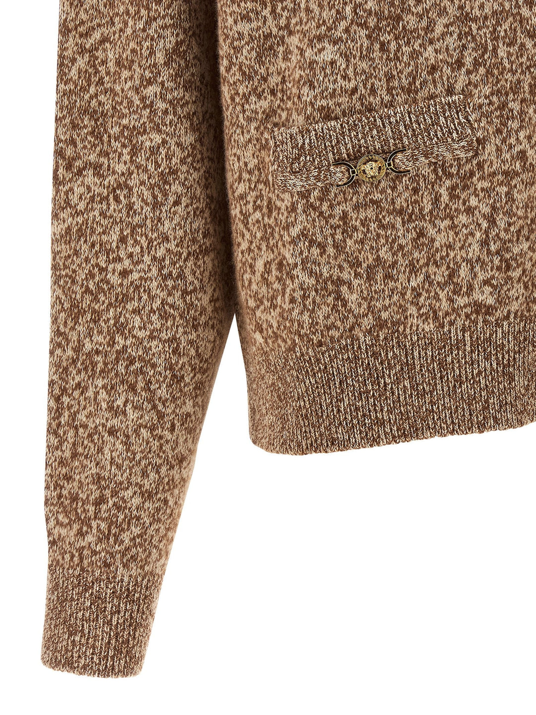 Women’s Versace Beige Virgin Wool Cardigan