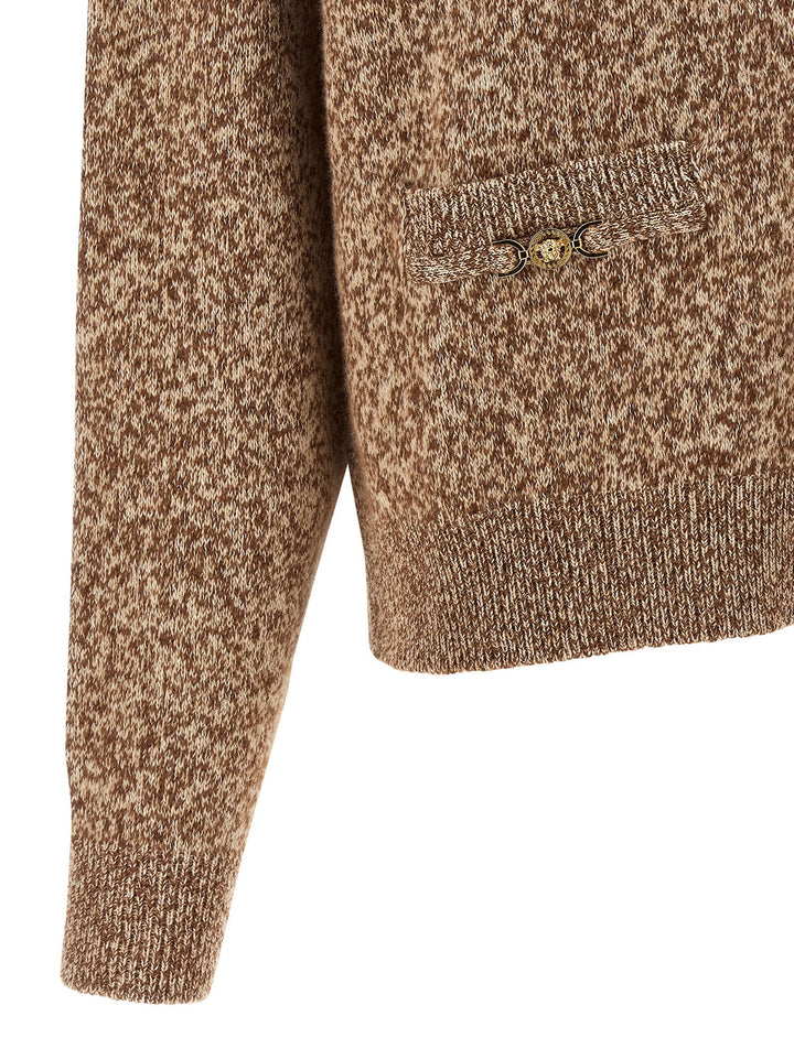 Women’s Versace Beige Virgin Wool Cardigan