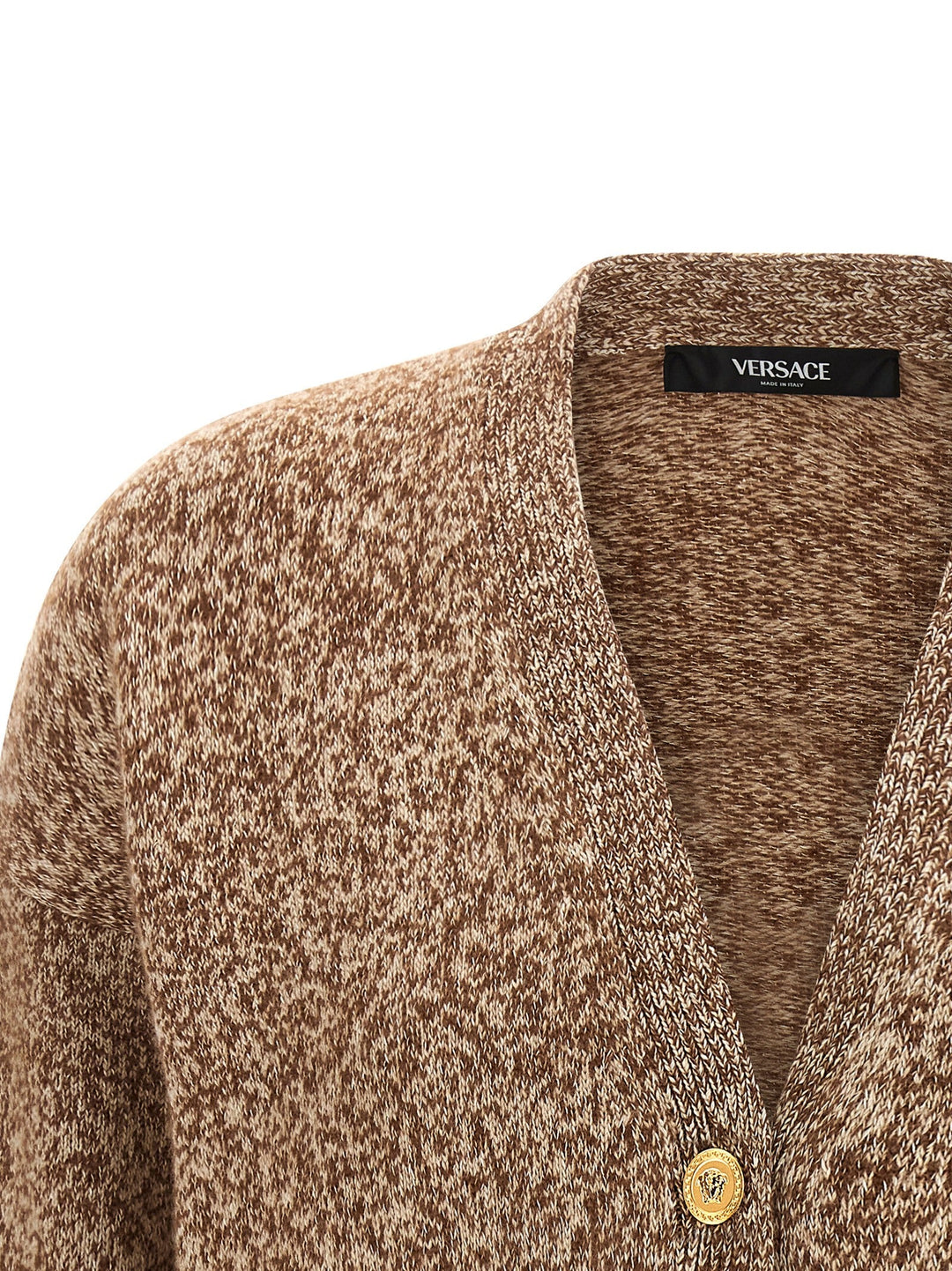 Women’s Versace Beige Virgin Wool Cardigan