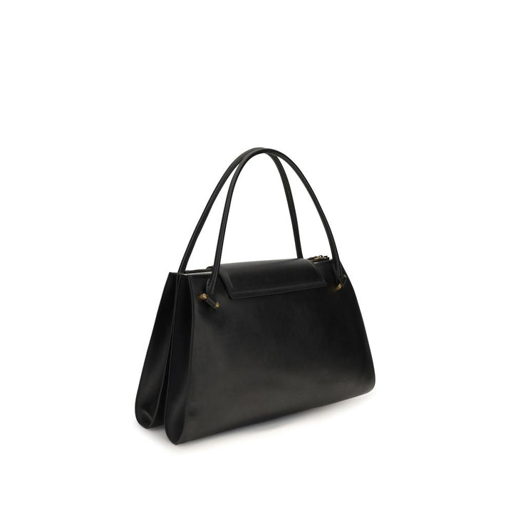 Women’s Versace Black Calf Leather Bos Taurus Shoulder Bag