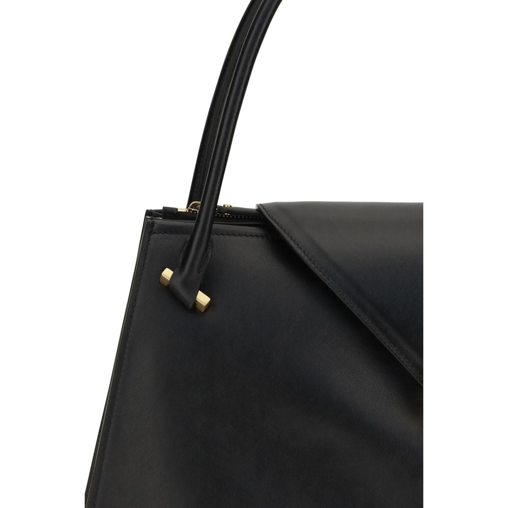 Women’s Versace Black Calf Leather Bos Taurus Shoulder Bag
