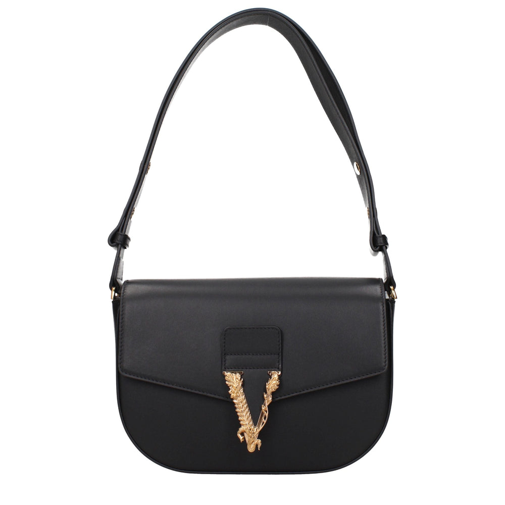 Women’s Versace Black Leather Crossbody Bag