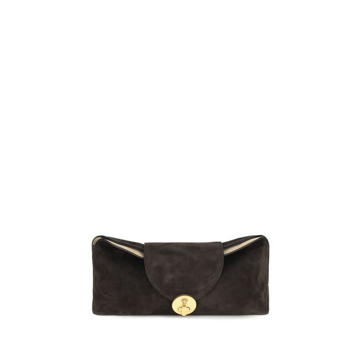 Women’s Versace Brown Calf Leather Bos Taurus Clutch Bag