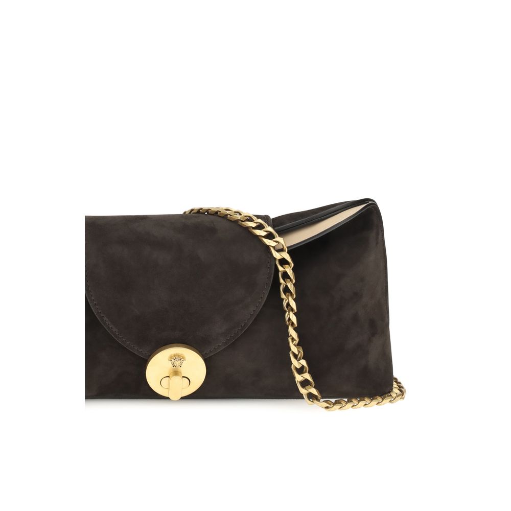 Women’s Versace Brown Calf Leather Bos Taurus Clutch Bag