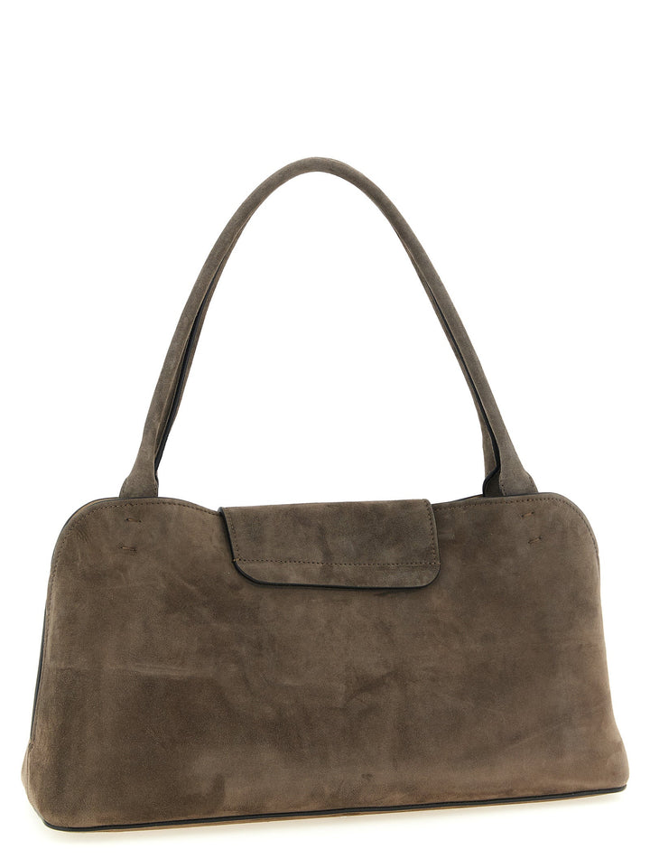 Women’s Versace Brown Calfskin Shoulder Bag