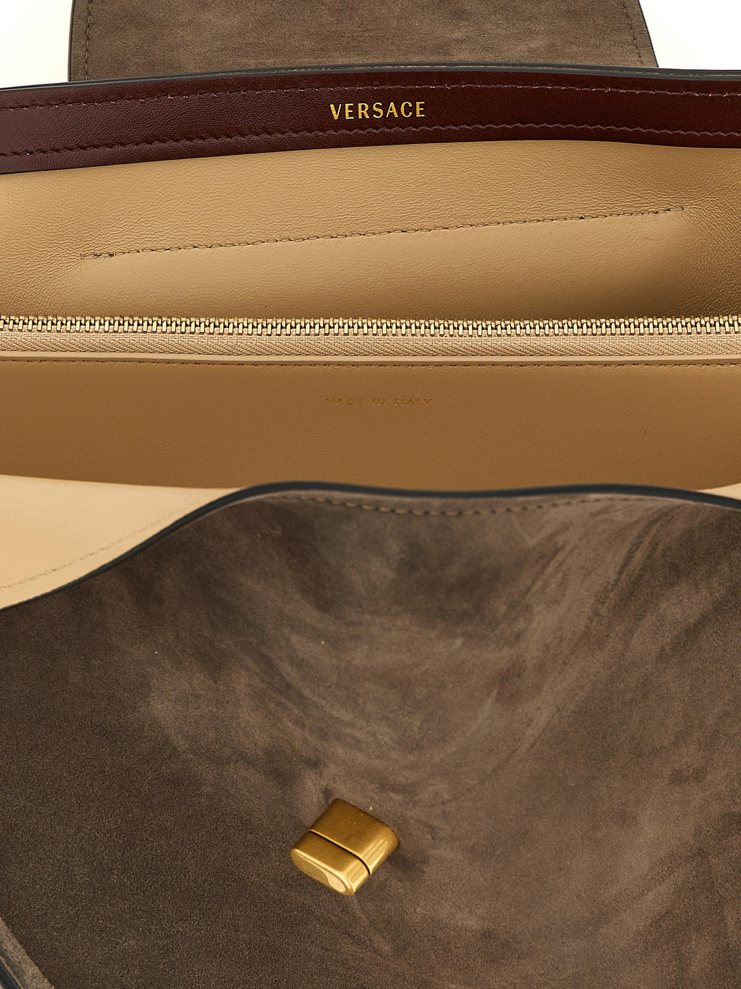 Women’s Versace Brown Calfskin Shoulder Bag