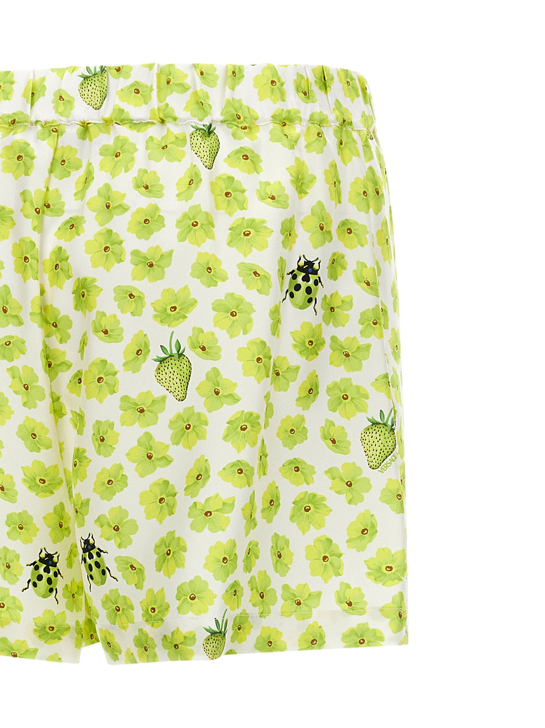 Women’s Versace Multicolor Silk Bermuda Shorts
