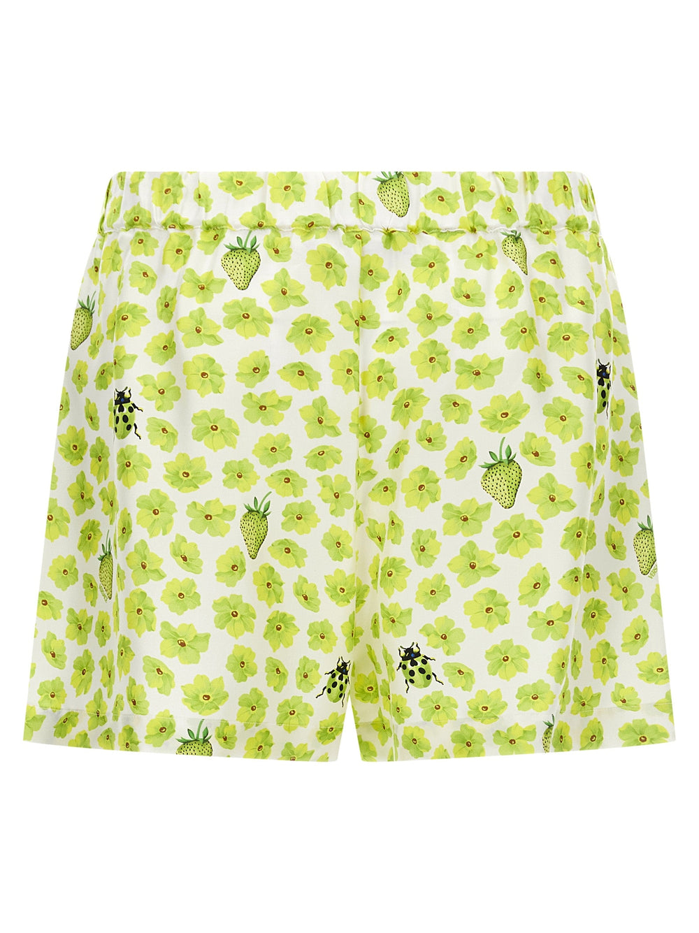 Women’s Versace Multicolor Silk Bermuda Shorts
