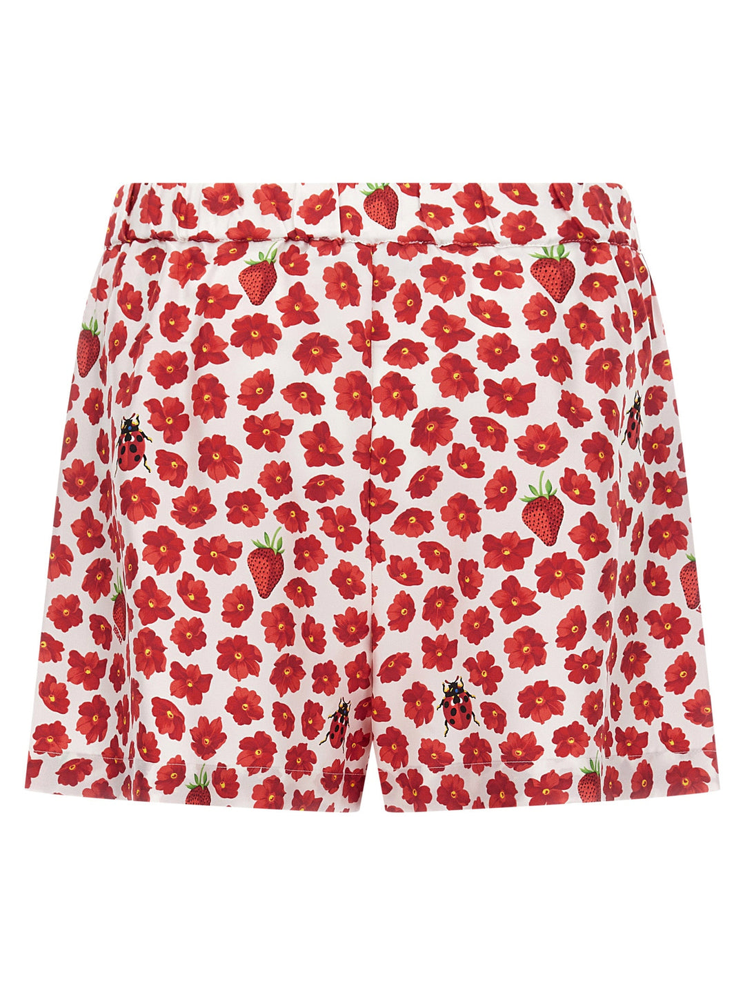 Women’s Versace Multicolor Silk Bermuda Shorts