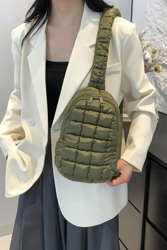 Women’s Vibrant Medium Nylon Crossbody Bag for Effortless Everyday Wear
