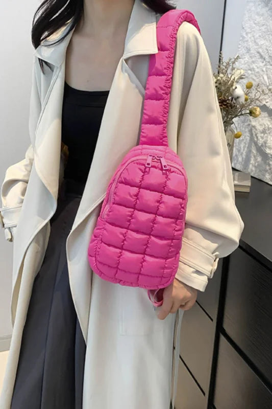 Women’s Vibrant Medium Nylon Crossbody Bag for Effortless Everyday Wear