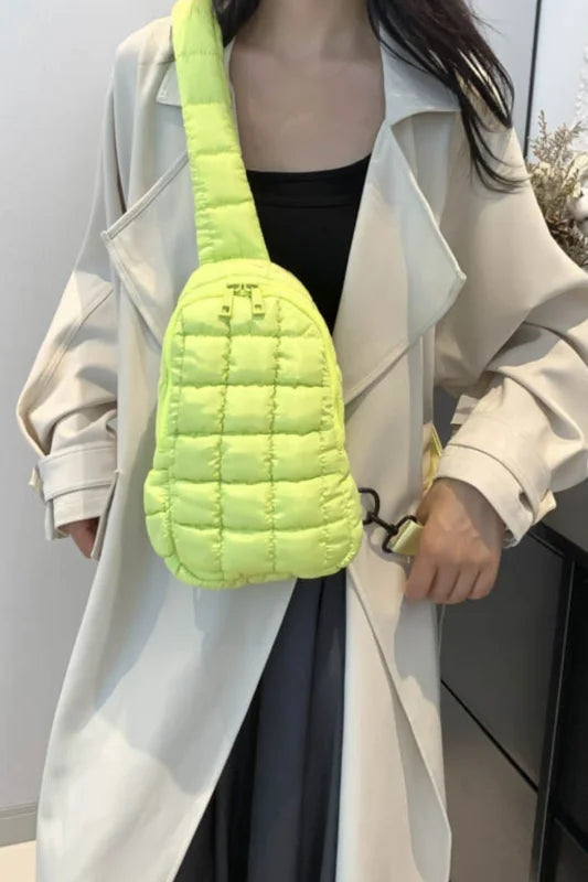 Women’s Vibrant Medium Nylon Crossbody Bag for Effortless Everyday Wear