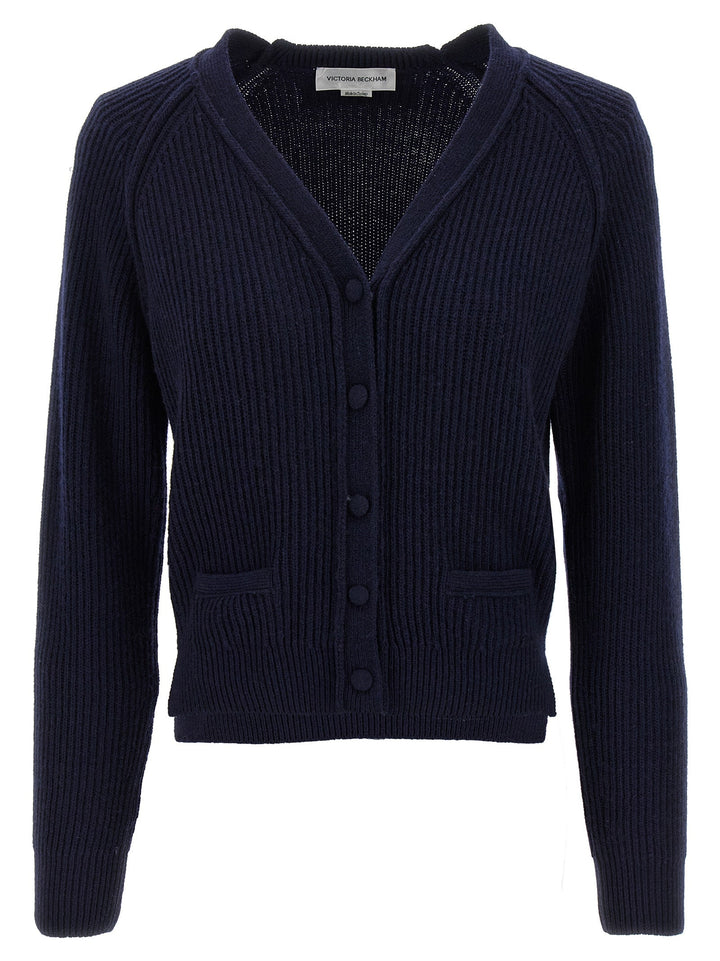 Women’s Victoria Beckham Blue Wool Cardigan