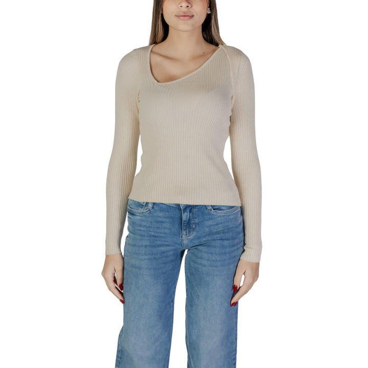Women’s Vila Clothes Beige Viscose Sweatshirt