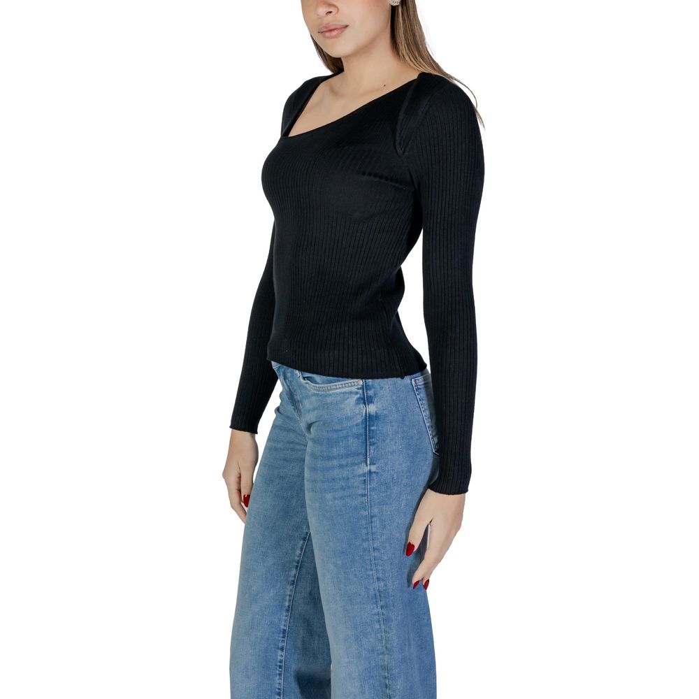 Women’s Vila Clothes Black Viscose Sweatshirt
