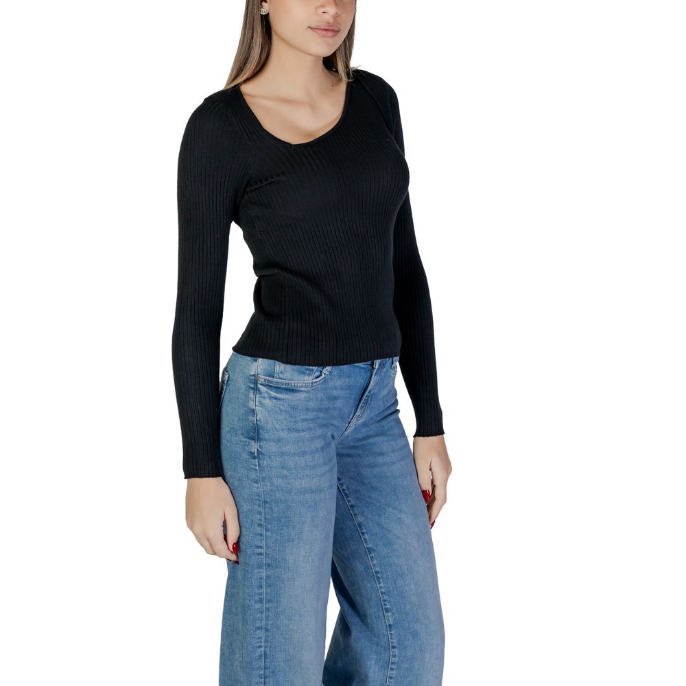 Women’s Vila Clothes Black Viscose Sweatshirt