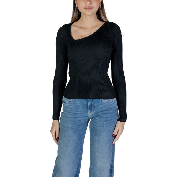 Women’s Vila Clothes Black Viscose Sweatshirt