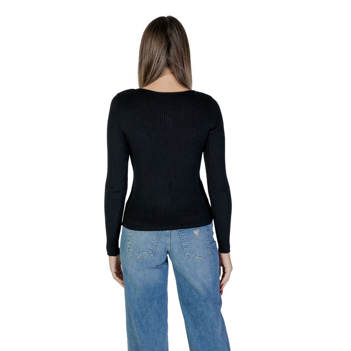 Women’s Vila Clothes Black Viscose Sweatshirt