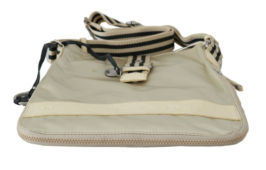 Women’s Wayfarer Beige Handbag Shoulder Tote Fabric Purse