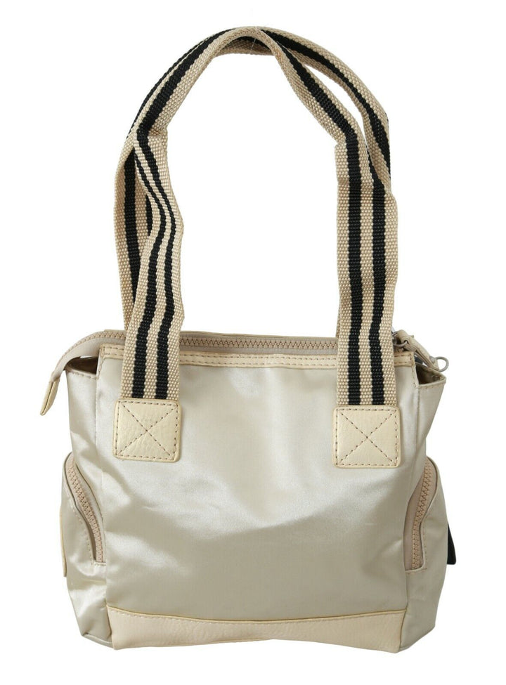 Women’s Wayfarer Beige Handbag Shoulder Tote Fabric Purse