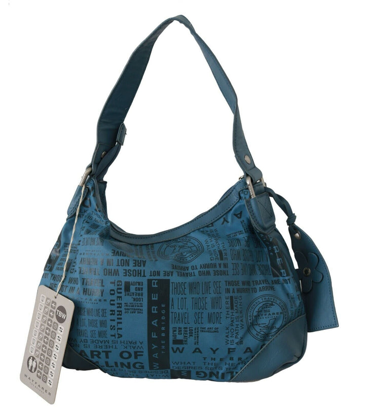 Women’s Wayfarer Shoulder Handbag Printed Purse Women Blue