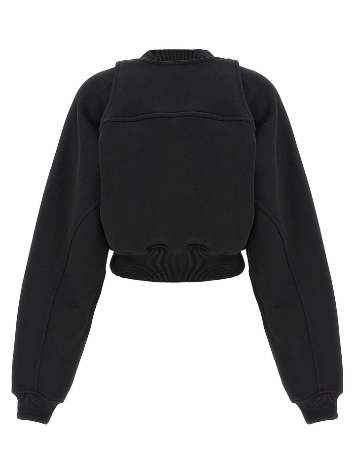 Women’s Off-white Bicolor Cotton Sweatshirt