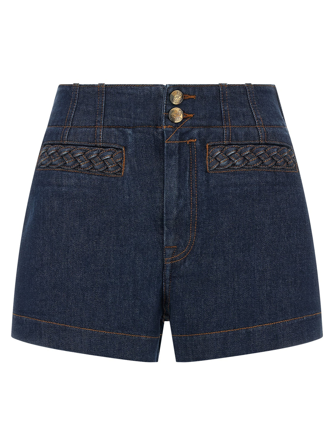 Women’s Zimmermann Blue Cotton Bermuda Shorts