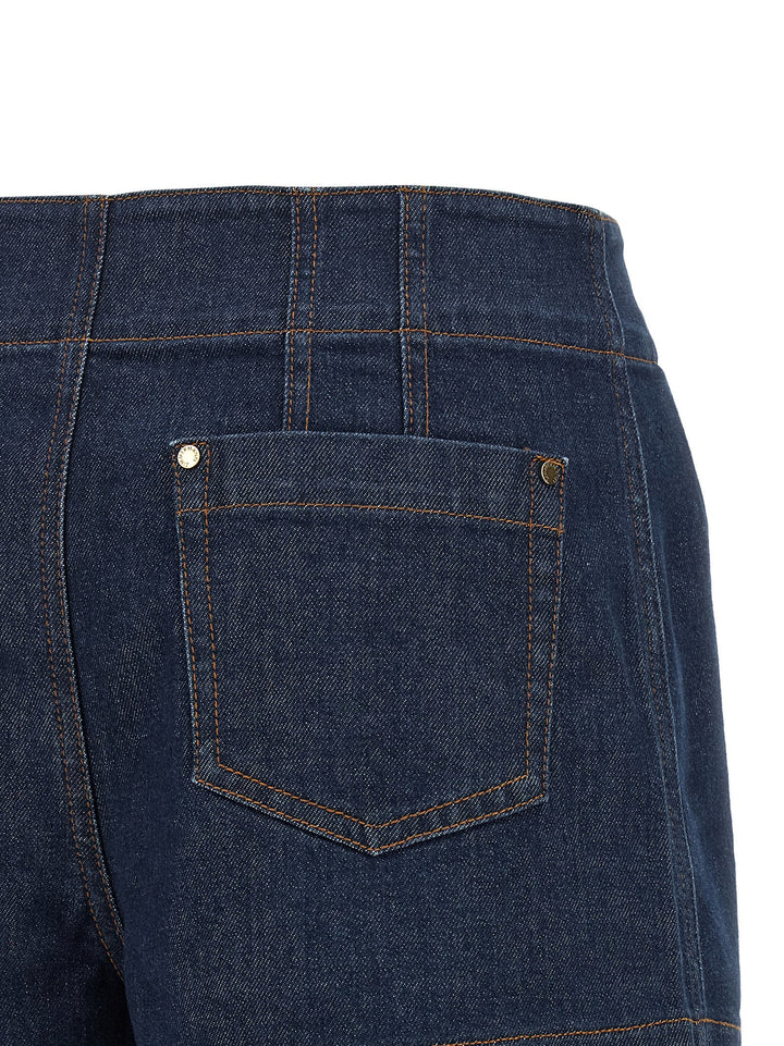 Women’s Zimmermann Blue Cotton Bermuda Shorts
