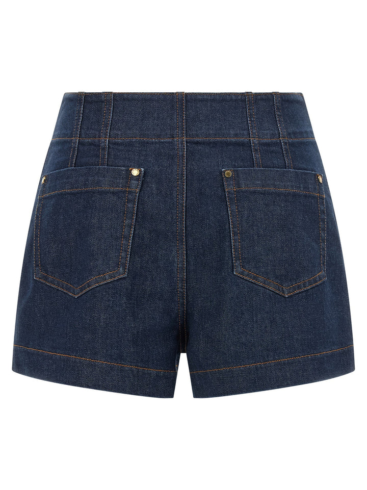 Women’s Zimmermann Blue Cotton Bermuda Shorts