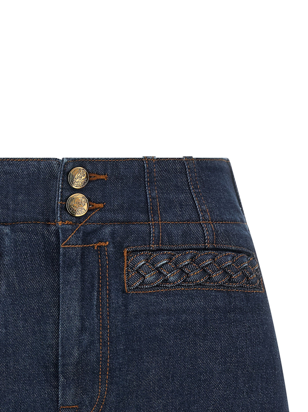 Women’s Zimmermann Blue Cotton Bermuda Shorts