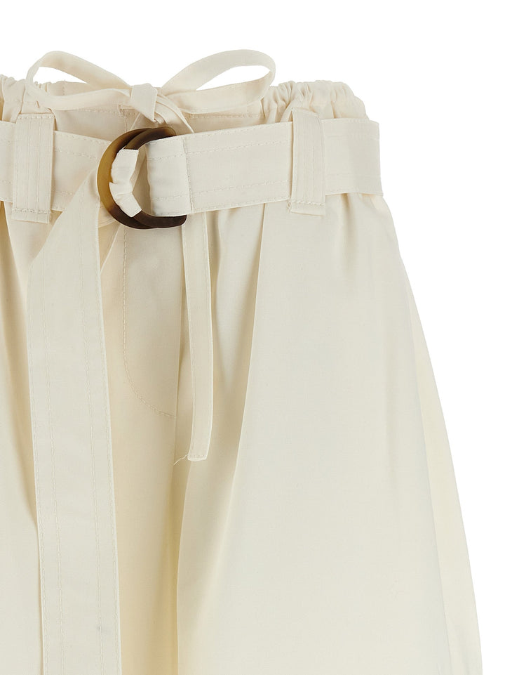 Women’s Zimmermann White Cotton Bermuda Shorts