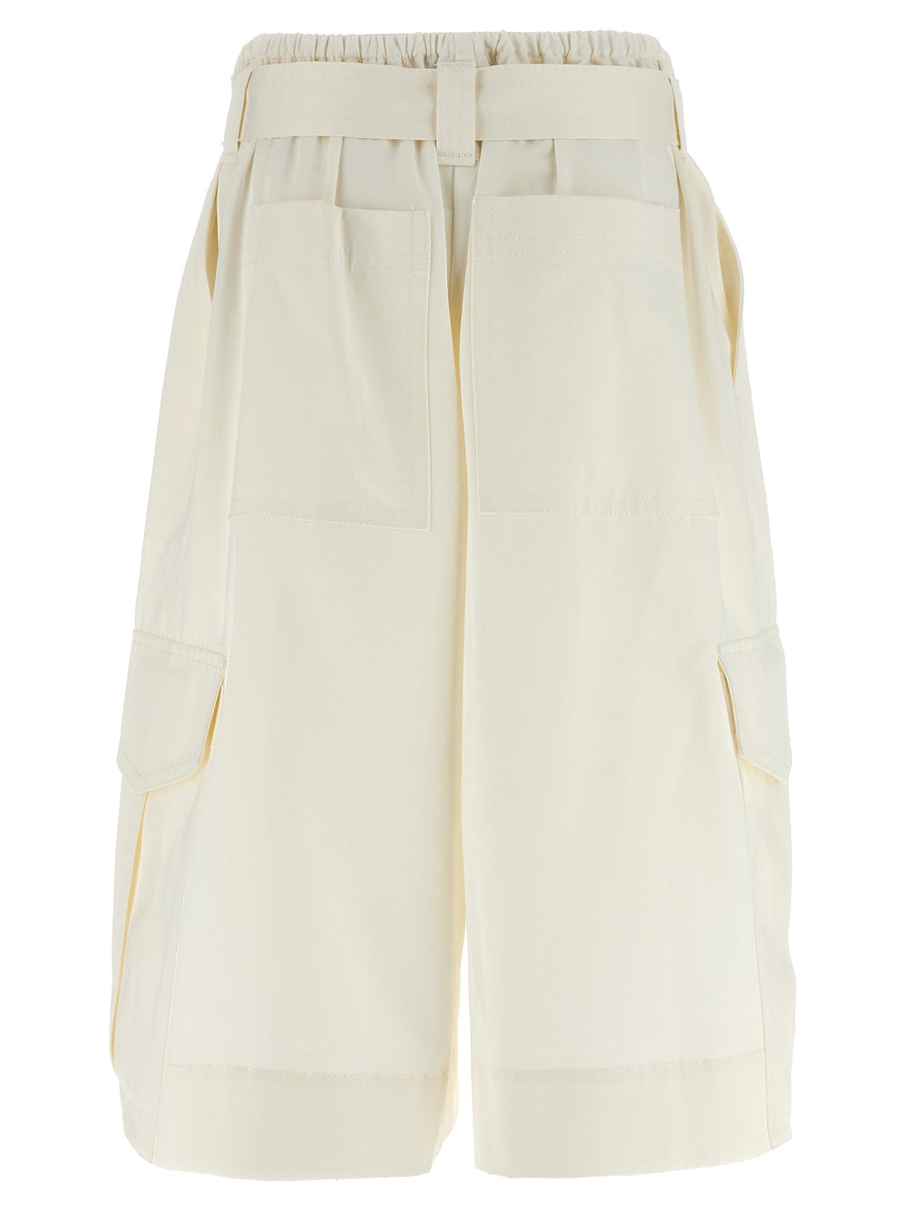 Women’s Zimmermann White Cotton Bermuda Shorts