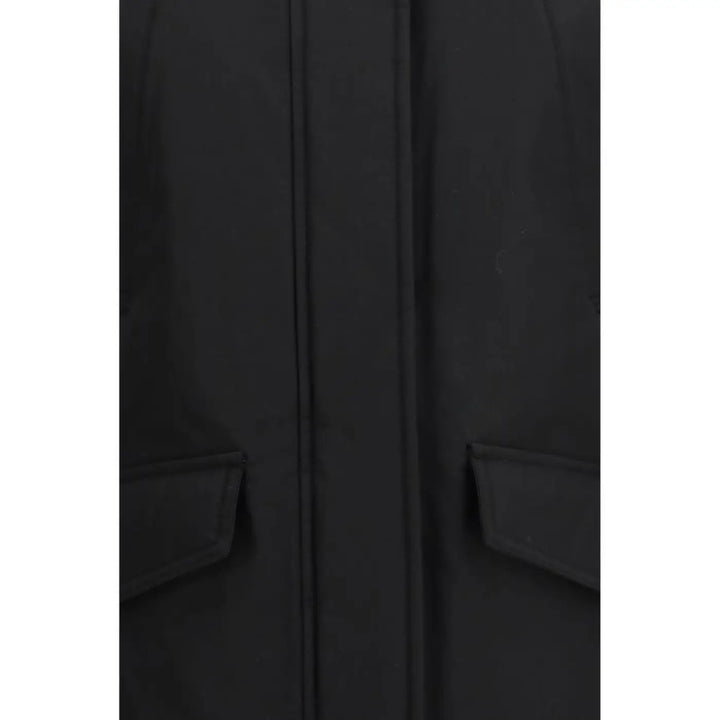 Woolrich Black Cotton Full-length Jacket