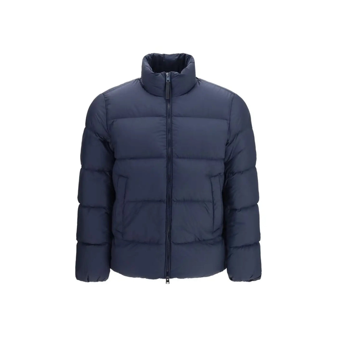 Woolrich Blue Goose Down Full-length Jacket