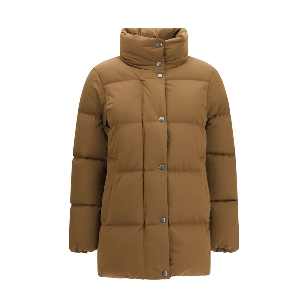 Woolrich Brown Goose Down Full-length Jacket