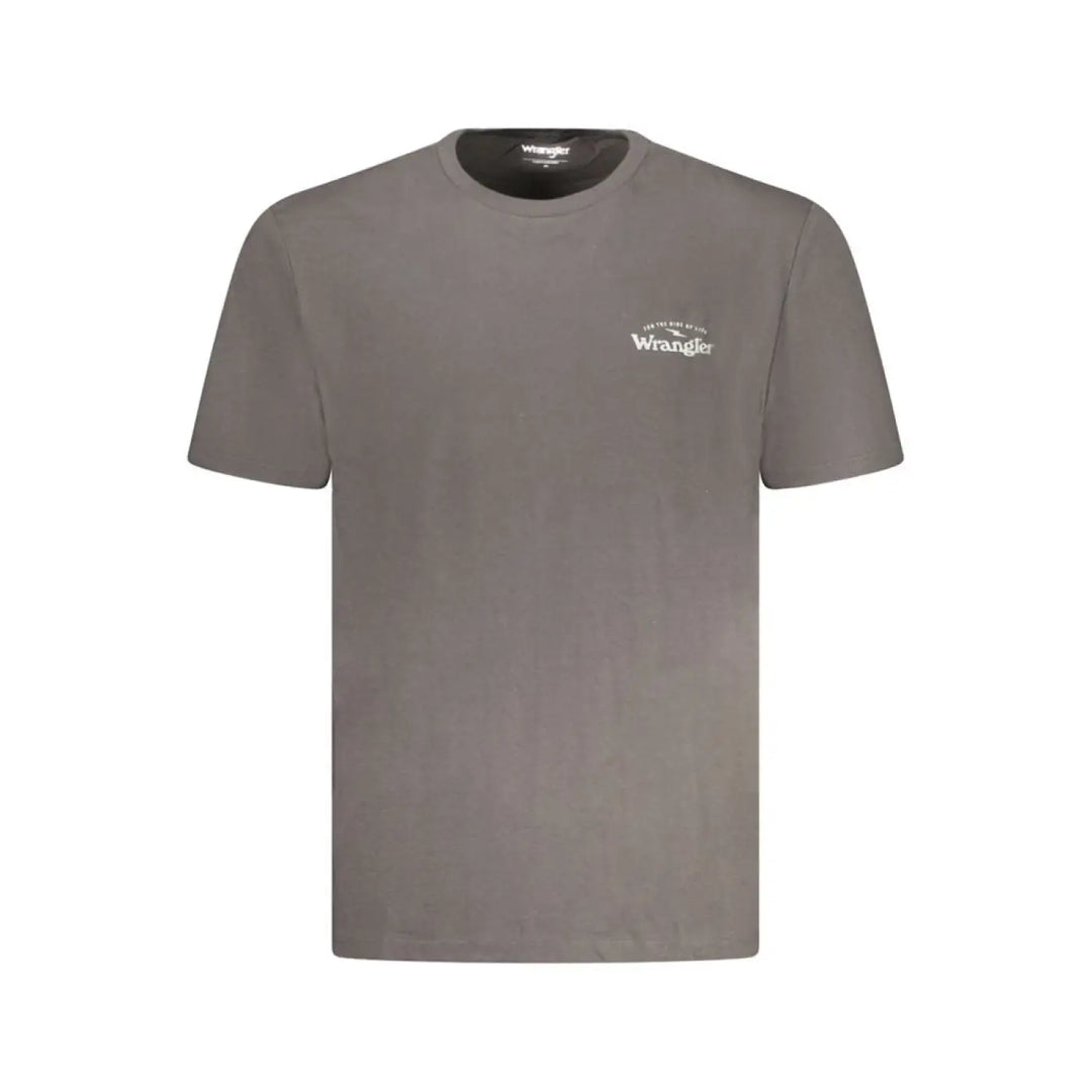 Wrangler Black Cotton Men’s T-Shirt