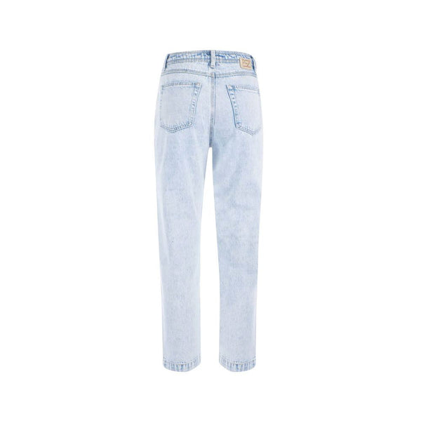 Yes Zee Blue Cotton Boyfriend Jeans