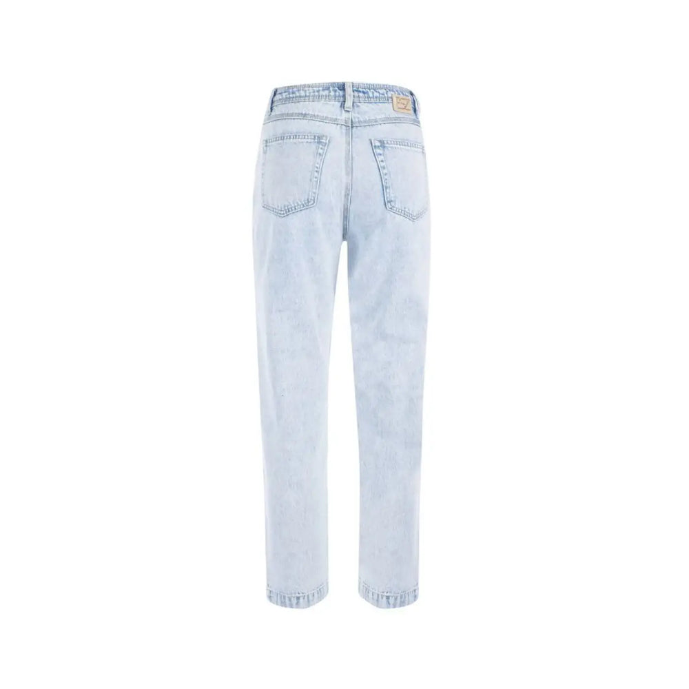 Yes Zee Blue Cotton Boyfriend Jeans