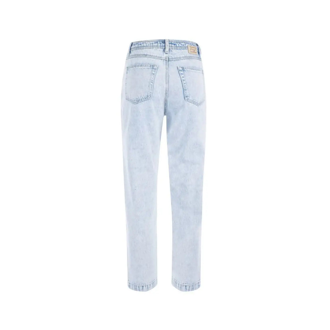 Yes Zee Blue Cotton Boyfriend Jeans